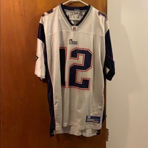 Tom Brady On Field Reebok Jersey